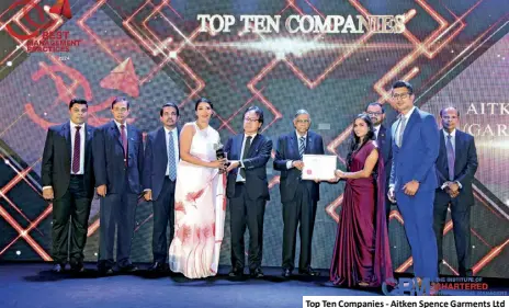  ?? ?? Top Ten Companies - Aitken Spence Garments Ltd