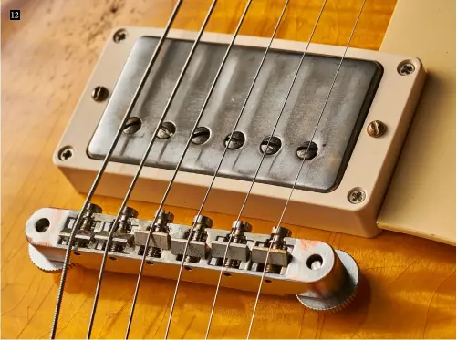  ??  ?? 12 12. Now, although the Custombuck­ers have heavily aged covers, Gibson doesn’t explicitly state that these are based on a specific historic pickup