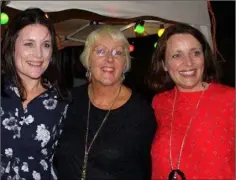  ??  ?? Ciaradh Walsh, Annette Wall and Theresa Codd Goff.