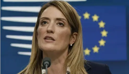  ?? ?? Roberta Metsola, Présidente du Parlement européen