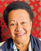  ?? Photo: Nolishma Narayan ?? Seruwaia Hong Tiy, recipient of the Outstandin­g Lifetime Achievemen­t Award during the Internatio­nal Day for Women in Maritime celebratio­n at Grand Pacific Hotel in Suva on May 18, 2022.