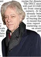  ??  ?? FRONTMAN: Sir Bob Geldof will launch the campaign this week