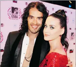  ?? — GETTY IMAGES FILES ?? Singer Katy Perry and comedian Russell Brand have split up after only 14 months of marriage.