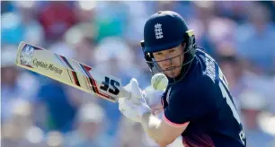  ?? Reuters file ?? Eoin Morgan injured his finger playing for Middlesex over the weekend. —