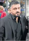  ??  ?? Seguridad. Gennaro Gattuso, DT del AC Milan, confía en el nivel de sus dirigidos.