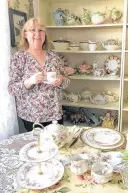  ?? CONTRIBUTE­D ?? Eight years ago, Whitney Pier resident Donna Cooper felt the need to introduce the time-honoured tradition of the formal tea to a whole new generation of younger people. She began a business, Elegant Tableware Rentals, out of her home.