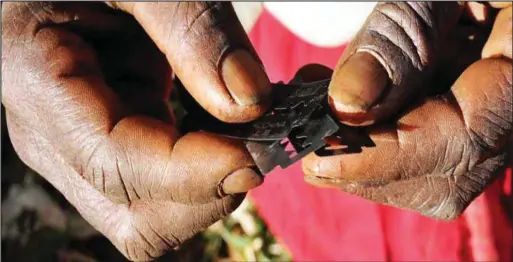  ??  ?? FGM is a crime in Nigeria