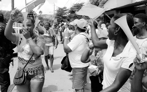  ?? FILE ?? In this 2019 photo, PNP and JLP supporters are seen in Port Antonio. Peter Espeut writes: ... you and I are responsibl­e for the poor leaders we have. Even if we protest corruption and political malfeasanc­e ... we have not prostrated ourselves in the streets, nor picketed parliament to demand an end to it.