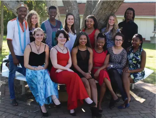  ??  ?? Rhodes University vocalists.