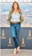  ?? ?? Cindy Crawford The original ‘how to wear
denim’ poster woman