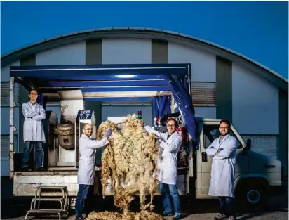  ??  ?? I quattro ingegneri che hanno dato vita al progetto Fertilana. Da sinistra: Mirco Giansetti; Massimo Curti; Giuseppe Actis Grande e Alberto Pezzin.