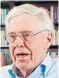  ??  ?? Koch: No more bias in backing candidates