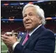  ?? THE NEW YORK TIMES ?? Robert Kraft