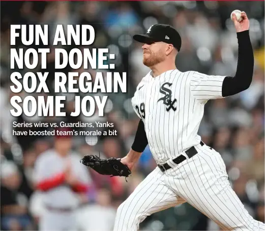  ?? CHARLES REX ARBOGAST/AP ?? Left-hander Aaron Bummer says the players who remain with the White Sox after the trade deadline ‘‘are happy to go to war together.’’