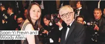  ??  ?? Soon-Yi Previn and Woody Allen.