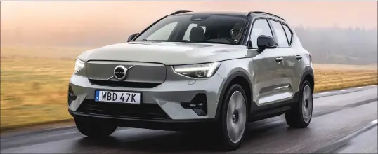  ?? ?? The 2023 Volvo XC40 Recharge AWD Ultimate SUV