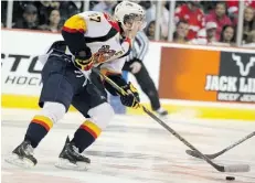  ?? JEFFREY OUGLER/ SAULT STAR ?? Connor McDavid is lighting up the OHL playoffs.