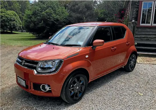  ??  ?? Blast from the past – Suzuki’s new Ignis, complete with all sorts of restrospec­tive clues.