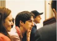  ?? Justin T. Gellerson / New York Times ?? Ex-Google employee James Damore appears at the Conservati­ve Political Action Conference.