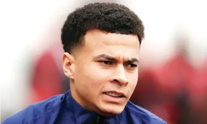  ?? Photograph: John Walton/PA ?? Dele Alli’s north London house was broken into by robbers in the early hours of Wednesday morning.