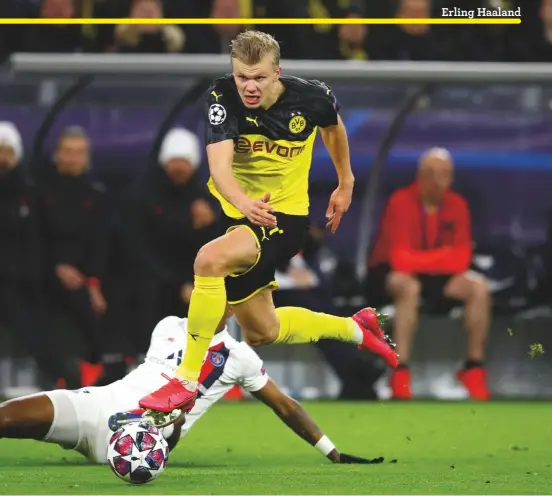  ??  ?? Key...he has quickly become the focal point of Dortmund’s attack