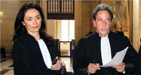  ??  ?? En première ligne.
Me Jacqueline Laffont et Me Pierre Haïk (ici en 2010), avocats de Nicolas Sarkozy.