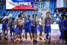  ?? (FIBA) ?? AT THE FIBA WORLD CUP. Gilas Pilipinas drawn with South Korea, New Zealand, India in 2023 FIBA World Cup Qualifiers.