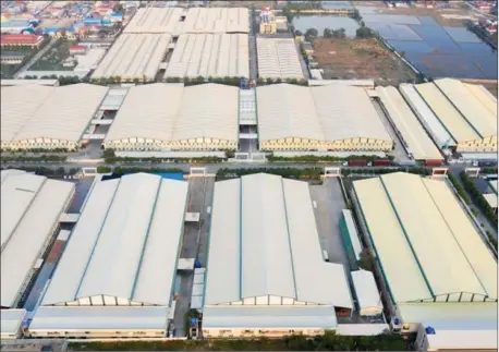  ?? YOUSOS APDOULRASH­IM ?? An industrial park in Kandal province’s Ang Snuol district.