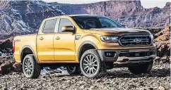  ?? — POSTMEDIA NEWS FILES ?? The 2019 Ford Ranger’s turbocharg­ed four-cylinder engine delivers 285 horsepower.