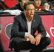  ?? JOSHUA L. JONES / ATHENS BANNER-HERALD ?? It’s been that kind of first season at Georgia for Tom Crean. After the Missouri loss last week, the ugliness kept up Saturday at South Carolina.