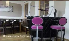  ??  ?? Der hauseigene Radiosende­r