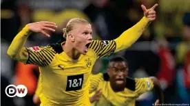  ??  ?? Erling Haaland bailed out Dortmund with a late late winner.