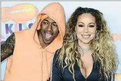  ?? JORDAN STRAUSS / GTRES ?? Mariah Carey y Nick Cannon, cuando eran pareja