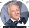  ?? ?? Dustin Hoffman left Esme starstruck