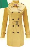  ??  ?? Marvellous
mac in mustard, £75, Joe Browns