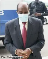  ??  ?? Paul Rusesabagi­na
