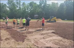  ?? PROVIDED PHOTO ?? Lansingbur­gh Little League saw its field gain improvemen­ts through the Tri-City ValleyCats’ tenth annual ‘4in 24’ youth field renovation project.