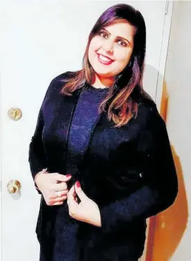  ??  ?? Crown prosecutor­s told the court during Rohit Singh’s murder trial that he refused to accept Arishma Singh (above) no longer wanted to be with him.