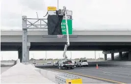  ?? WAYNE K. ROUSTAN/STAFF ?? Express lanes on Interstate 75 that connect the Florida Turnpike and Interstate 595 are scheduled to open March 24, according to the state transporta­tion department.