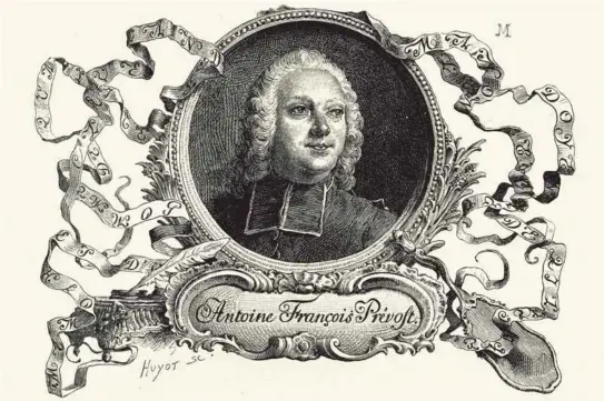  ?? ?? El abate Prévost, autor de “Manon Lescaut”, nació el 1° de abril de 1697 en Hesdin y murió el 25 de noviembre de 1763 en Courteuil.