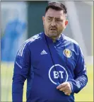  ?? ?? Pedro Martinez Losa believes Scotland can reach World Cup