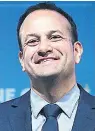  ??  ?? WIN Leo Varadkar, named Fine Gael leader yesterday