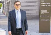  ?? JOSE LUIS MAGANA AP ?? DuckDuckGo founder and CEO Gabriel Weinberg testified at Google’s antitrust trial in Washington.