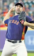  ?? Getty Images ?? TOO LITTLE, TOO LATE: Though the Yankees got involved late in his free agency, it was not enough as Justin Verlander returned to Houston on a one-year, $25 million deal.