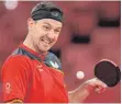  ?? FOTO: KIN CHEUNG/DPA ?? Timo Boll verzweifel­t gegen Jeoung Young Sik.