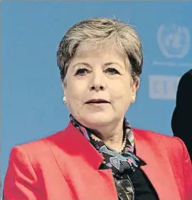  ?? MARIO GUZMÁN / EFE ?? Alicia Bárcena es secretaria general de la Cepal desde hace diez años