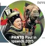  ??  ?? PANTO Paul in Ipswich 2015