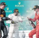  ?? FOTO: AP ?? El podio Alonso en su punto de mira