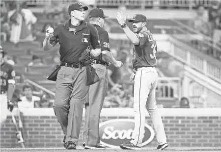  ??  ?? Manager Mickey Callaway says of the Mets starting 11-1 but now being 30-38, “But you learn from challenges like these. Our team will get to know each other a lot sooner than we would have otherwise.” BRETT DAVIS/USA TODAY SPORTS