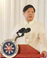  ?? ?? President Ferdinand Marcos, Jr.